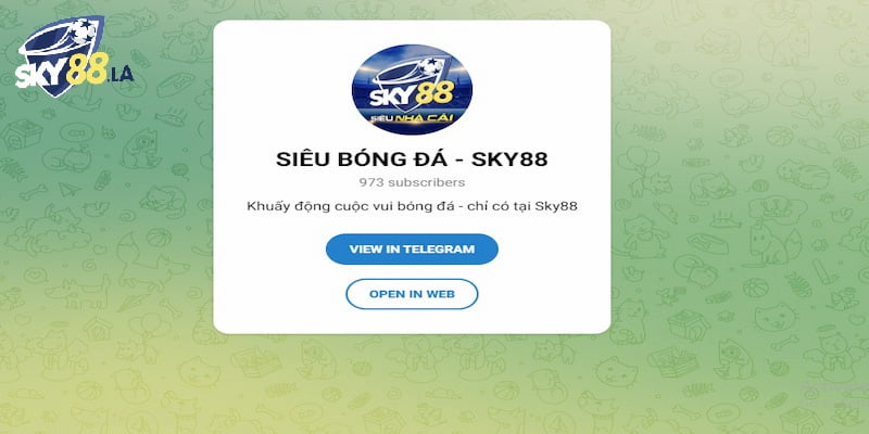 Các kênh liên hệ SKY88 cơ bản