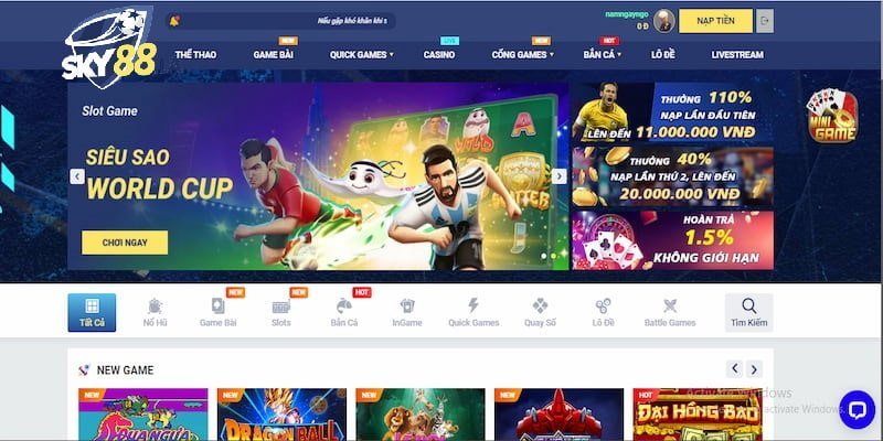 Rút tiền SKY88 được đánh giá cao về chất lượng